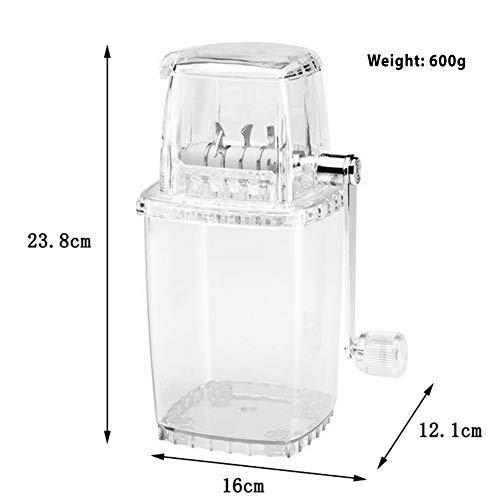 RONSHIN Multifunction Manual Mini Home Transparent Ice Crusher Shaver Kitchen Tool - Thumbnail 4