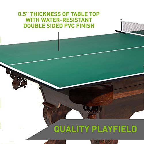 4 Piece Indoor Table Tennis Table Conversion Top for Billiard Table