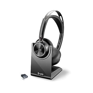 【Amazon.co.jp限定】Poly ワイヤレスヘッドセット Voyager Focus 2 (国内正規品)耳 8G111AA