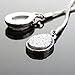 Lariatneck Long Necklaces for Women Y Lairt Necklace Silver Casual Snake Chain Adjustable Druzy Drop Pendant