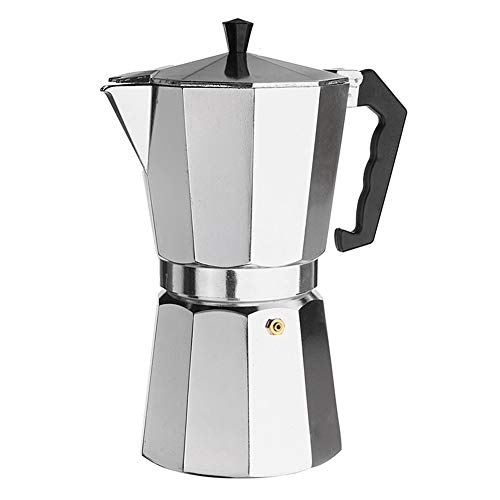HEELPPO Espresso Glas Kaffeekocher Kaffeekanne Espressokocher Tropfkanne Achteckige Mokka-Kaffeekanne Aluminium…