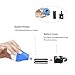 Biange Portable LED Tent Light Blub Outdoor Battery Operated Lantern (3 pack) for Camping, Party, Hiking, Fishing, Hurricane, Storm, Outage, Emergency (Blue)