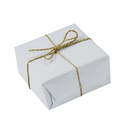 QuWei 1x300 Feet Natural Jute Twine Best Arts Crafts Gift Twine Christmas Twine Industrial Packing Materials Durable String for Gardening Applications (1PC)