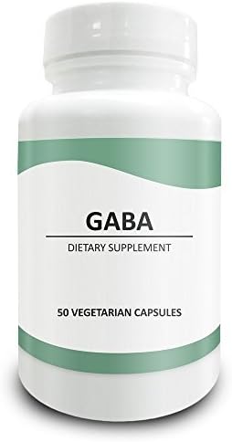 Pure Science GABA 750 mg - Promotes Relaxation, Improves Mood &amp; Sense of Wellness, Improves Mental Focus &amp; Quality of Sleep - 50 Vegetarian Capsules by Pure Science Supplements