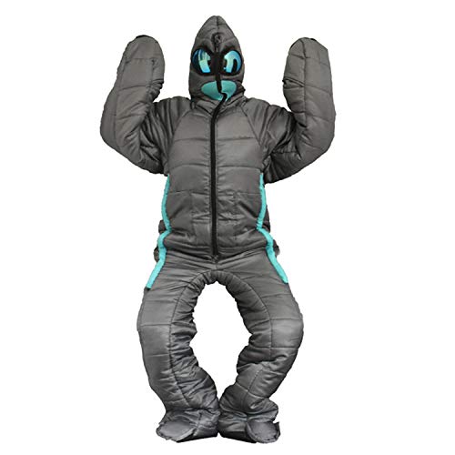 WLDOCA Adult Wearable Sleeping Bag Humanoid Alien Outdoor Walking Camp