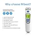 MIBEST Forehead and Ear Thermometer (2-in-1) - Digital Medical Baby, Kids, and Adult Infrared Thermometer - Child Temporal Thermometer with Fever Alert - 2 in 1 in Ear Temperature Thermometer