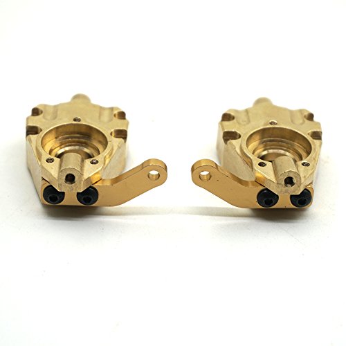 1Pair 135g Metal Brass Front Steering Knuckle Upgrade For Crawler Traxxas TRX-4