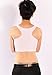 LesBinders Women Lesbian Tomboy Elastic Band Zip Up Chest Binder Tank Top White