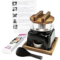 【 国産 】 ご 家庭が 料亭 に 【 釜めし トライアル セット】 匠の技 釜めし かまどセット + 固形燃料 5個（ 30g ）+ しゃもじ + 釜飯 の作り方 マニュアル 【 GIFT 】 プレゼント ・ ギフト 商品にも！