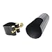 Andoer Leather Ligature Fastener with Plastic Cap for Soprano Sax Saxphone Bakelite Mouthpiece Durable