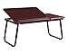 Kings Brand Foldable Adjustable Laptop Stand for Table, Sofa & Bed, Cherry