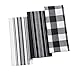 Elrene Home Fashions Farmhouse Living Stripe and Check Kitchen Towels, 17