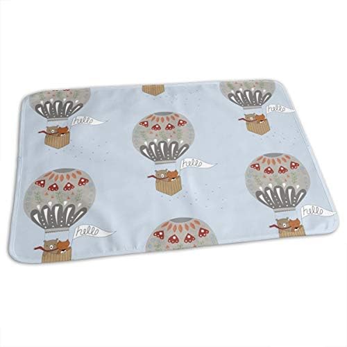Hot Air Terrarium Baby Portable Reusable Changing Pad Mat 19.7X 27.5 inch