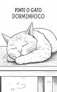 Livro Pinte o Gato Dorminhoco
