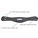 Performance Weight Lifting Belt 5.5inch Lumber Back Support - Adjustable Velcro Ergonomically Shaped For Squats, Power lifting - Olympic Lifts [Black]