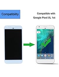 Para Pixel XL 1st blanco AMOLED Reemplazo de visualización táctil montaje 5.5" + herramientas