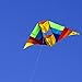 emma kites Mr. Coq Conyne Delta Kite 60-inch - RTF kit with Kite String - for Kids and Adults