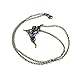 Linana Eternal Dragon Pendant Necklace Gothic Jewelry Winding Sapphire + Gift Bags