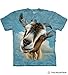 The Mountain Men's Goat Head Short Sleeve T-Shirt, Blue, Medium