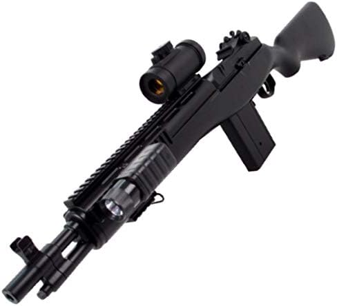 ダブルイーグル 高性能1 1スケールスナイパーライフル 電動ガン M14 フラッシュライト スコープ搭載モデルm806エアガン