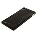 Xperia Z3v Case,COOLKE [Black] Soft Silicone Case TPU Gel Flexible Protecting Cover for Sony Xperia Z3v