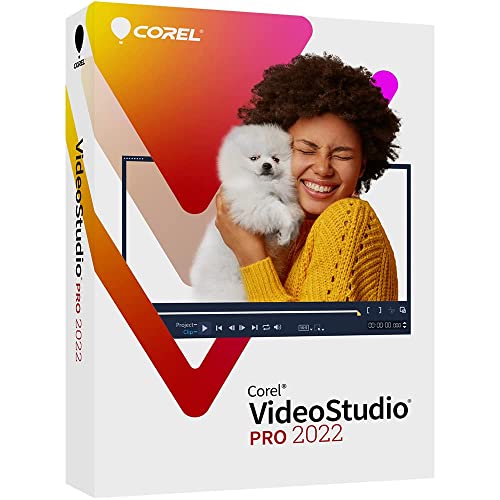 Corel VideoStudio 2022 Pro | Software di editing di video e filmati | Licenza perpetua | 1 Dispositivo | Download Versione