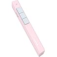 NORWII N26 Wireless Presentation Clicker, Presentation Remote, PowerPoint Clicker with Pointer for PowerPoint Presentations, Power Point Clicker Wireless Presenter Remote - Pink