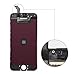 for iPhone 6 Screen Replacement Black LCD Display Touch Screen Digitizer Frame Assembly Full Set with Free Tools and Professional Glass Screen Protector for iPhone 6 (4.7 inches) (6 Black)