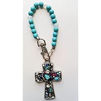 Colorful Cross Purse Charm, Charm for your purse, shoulder bag charm, backpack charm, ornament