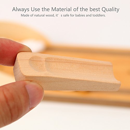 HaloVa Wooden Mini Bowling Game Set, Tabletop Bowling Game, Preschool Early Development Educational Toys for Children, Kids and Toddlers - Thumbnail 3