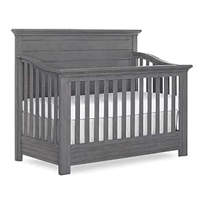 rustic gray crib and dresser