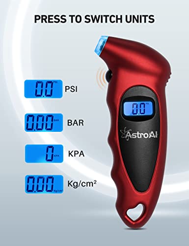 2X(Digital Tire Pressure Gauge 150 PSI 4 Settings For Car Truck Bicycle Wi B8L6