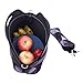 iColor Neoprene Lunch Bag with Cutlery Kit Neoprene Case for Knife,Fork,Spoon,removale Shoulder Strap, Thermal Thick Lunch Tote Bag,Large Size,Reusable Bags for Adults YLLB-13