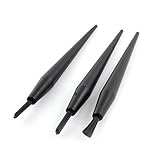 uxcell Black Handle PCB Rework Dust Cleaning Tool Anti Static ESD Brush 3Pcs