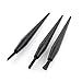 uxcell Black Handle PCB Rework Dust Cleaning Tool Anti Static ESD Brush 3Pcs