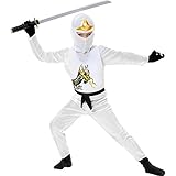 White Ninja Avenger II Kids Costume