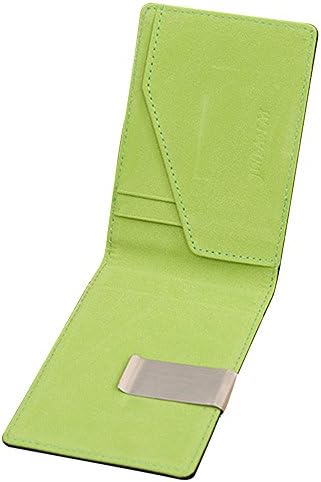 GREEN Money Clips Iclip wallet, I clip wallet 2016 High Quality Guarantee Gold Brand Mens pu Leather Magic Credit Card ID Holder Money Clip Wallet 1 Pcs