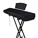 88 Keyboard Electronic Piano Keyboard Dust Cover, Waterproof Dust Proof 88 Keyboard Digital Piano Bags Cases Covers, Made of Polyester & Spandex with Built-In Bag Elastic Cord Locking Clasp