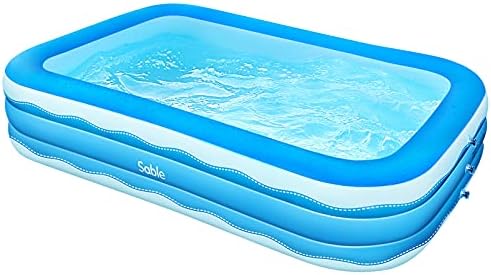 Sable Inflatable Pool, 118 x 72 x 22in 