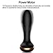 Vibrating Anal Sex Toys with 10 Powerful Vibration Patterns,Tracy’s Dog Smooth Silicon Anal Vibrator Rechargeable & Waterproof Butt Plug Massager for Men Women or Couples(Black)