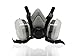 Half Mask Respirator NIOSH Approved Facepiece, Includes Organic Vapor Cartridges & Particulate Filters (Plus Bonus) Medium & Large Reusable Respirator Mask offers Respiratory Protection