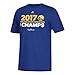 adidas NBA Golden State Warriors Finals Team Effort Short Sleeve Tee, Medium, Blue