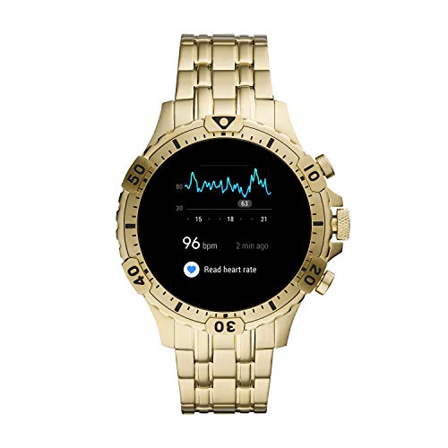 Fossil Unisex 46MM Gen Garrett HR Heart Rate Stainless Steel