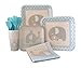 Blue Elephant Boy Baby Shower Supply Pack! Bundle Includes Paper Plates, Napkins, Cups & Silverware for 8 Guests