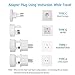Multi Plug Outlet Extender with USB, Wall Charger with 3 Outlets 2 USB Ports, Multi Wall Outlet Adapter Power Strip for Home Office Travel