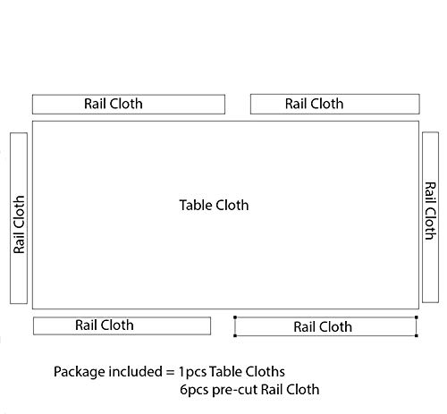 MetaBall Billiards Cloth Pool Table Felt for Size 6, 7 or 8 Foot, Color red Wine (for UK 6' Table)