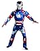 Disguise Marvel Iron Man Movie 3 Iron Patriot Boys Muscle Light Up Costume, 10-12