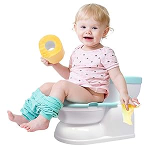Real Feel Potty with Wipes Storage, Transition Seat & Disposable Liners – Realistic Toilet – Easy to Clean & Assemble…