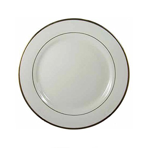 Blank 6 X 8'' Ceramic Plate With Gold Rim for Sublimation Buy Online
