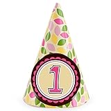 Owl Party Look Whoo's 1 Pink Cone Hats (8)